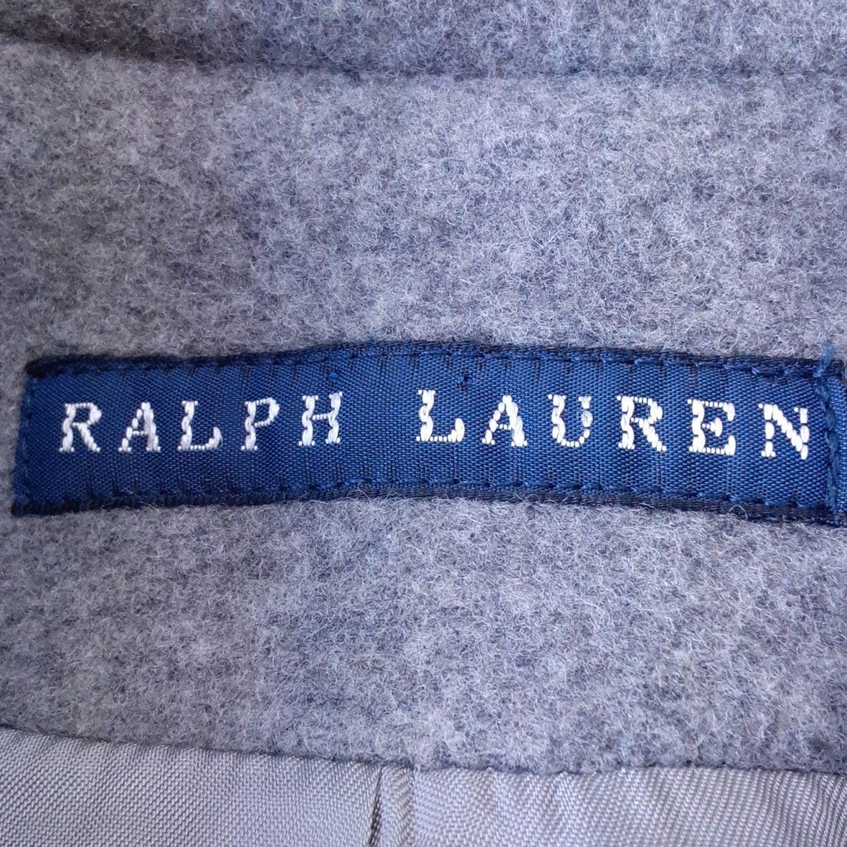 RalphLauren(ラルフローレン) Pコート メンズ美品 - グレー 長袖/冬