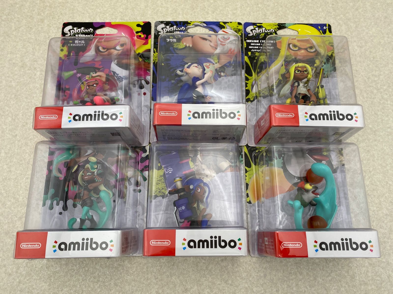 amiibo アミーボ スプラトゥーン 6点 まとめ売り - メルカリ