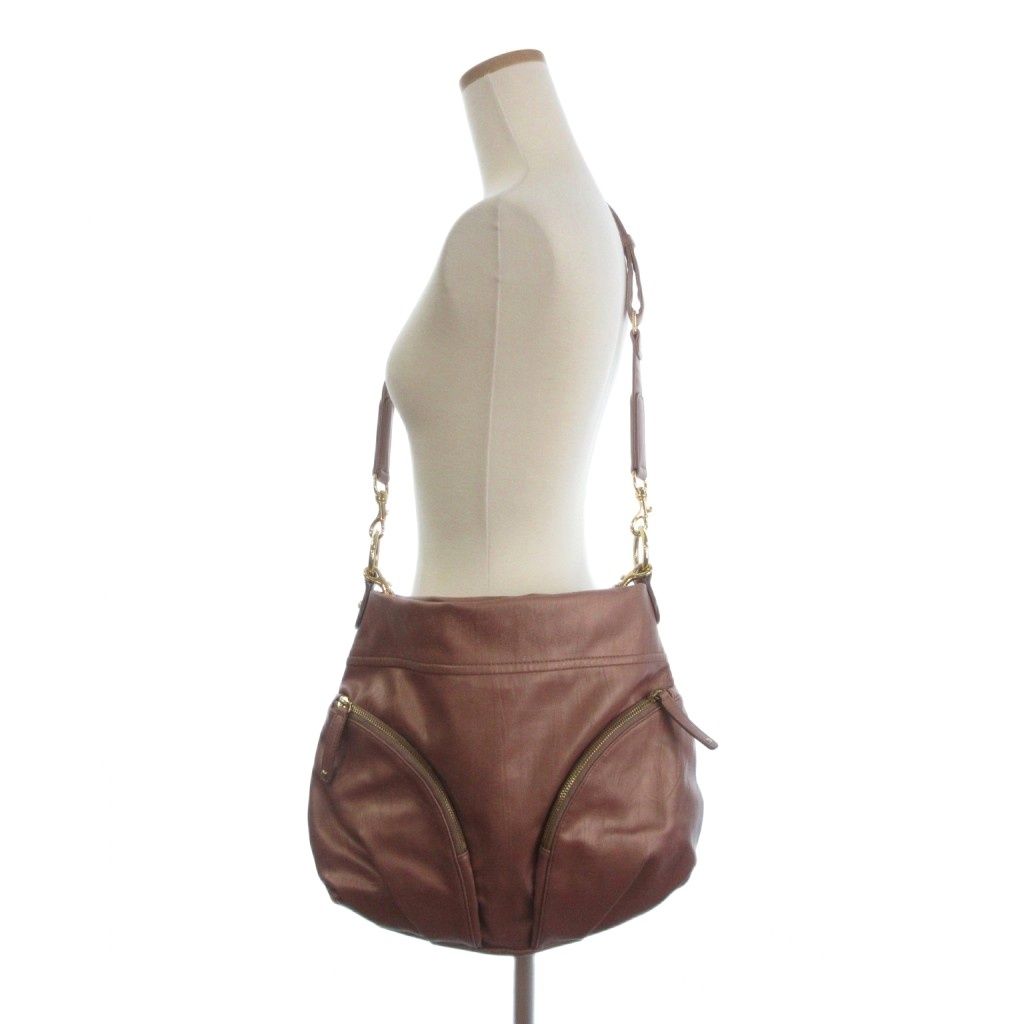 サザビー SAZABY 2WAY ショルダーバッグ ハンド 斜め掛け レザー