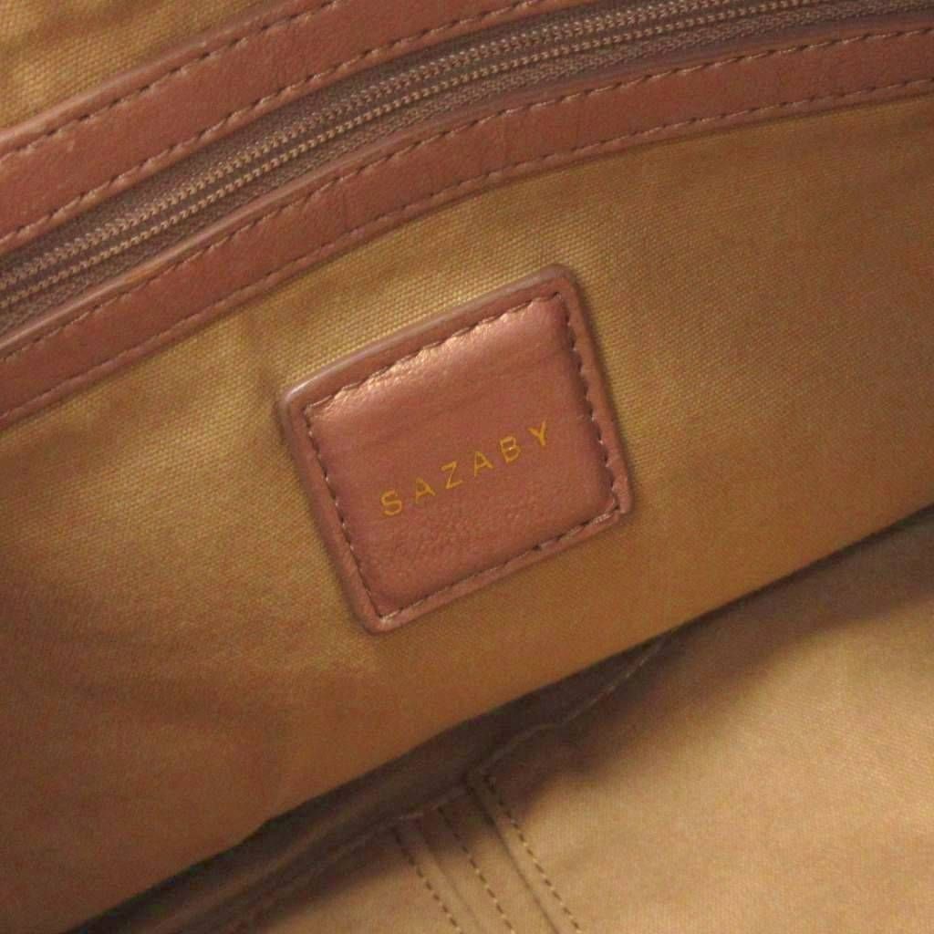 サザビー SAZABY 2WAY ショルダーバッグ ハンド 斜め掛け レザー