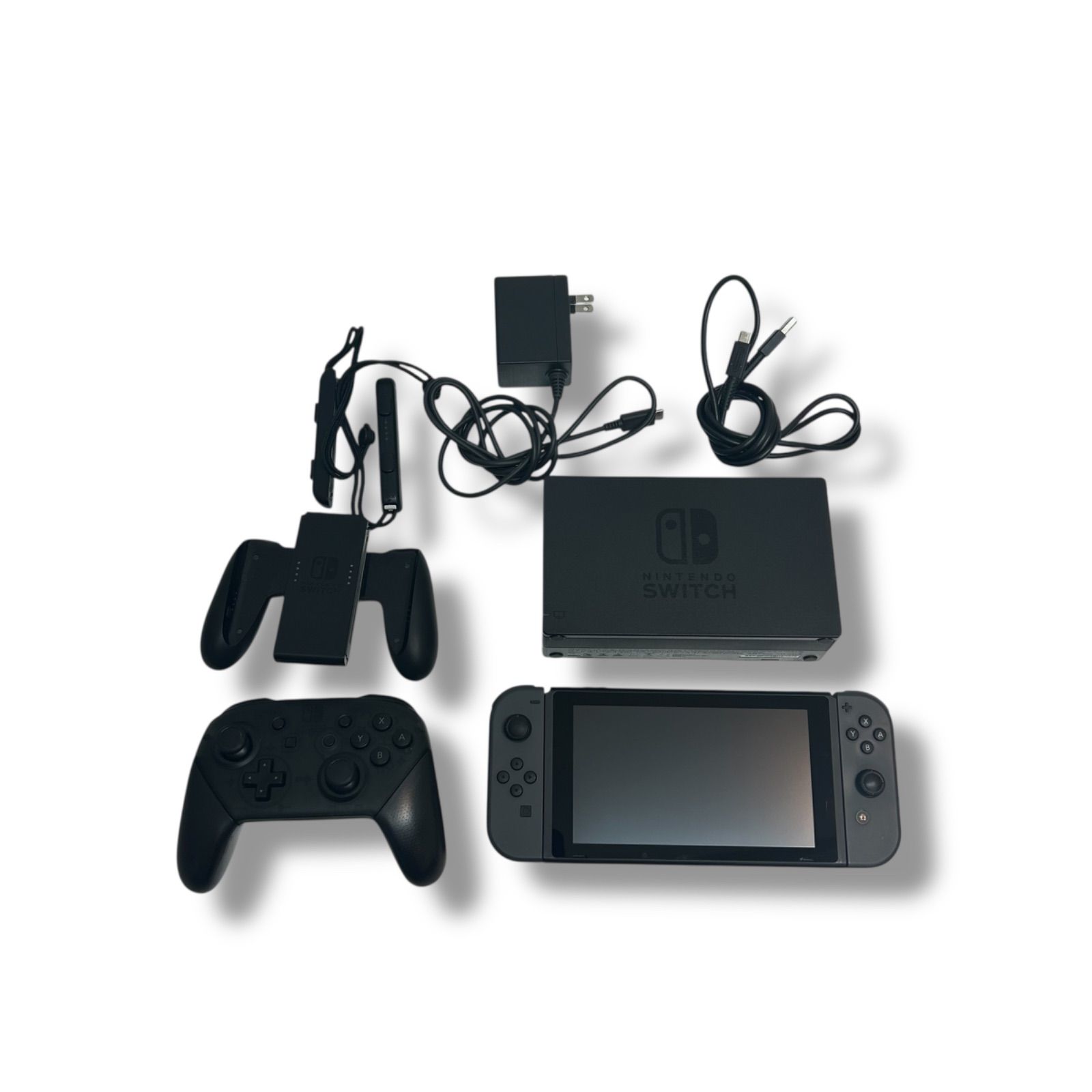 【美品】Nintendo Switch 本体 HAC-001 プロコン付き Nintendo Switch 本体 HAC-001 プロコン ゲームソフトセット 整備済み