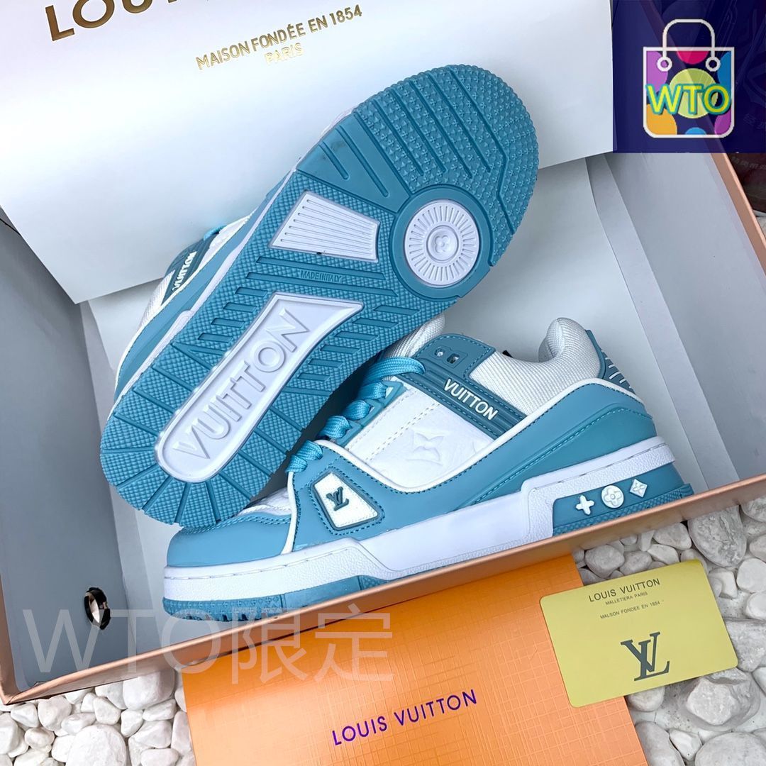 LOUIS VUITTON Trainer レザーカジュアルロートップファッション