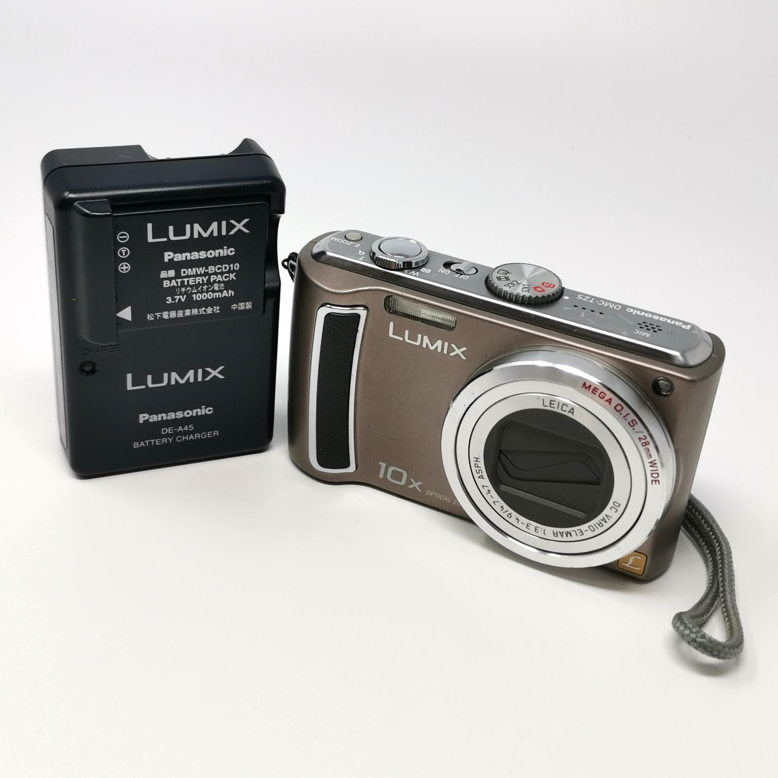 パナソニック LUMIX DMC-TZ5 シルバー デジカメ 動作確認済み シルバー 