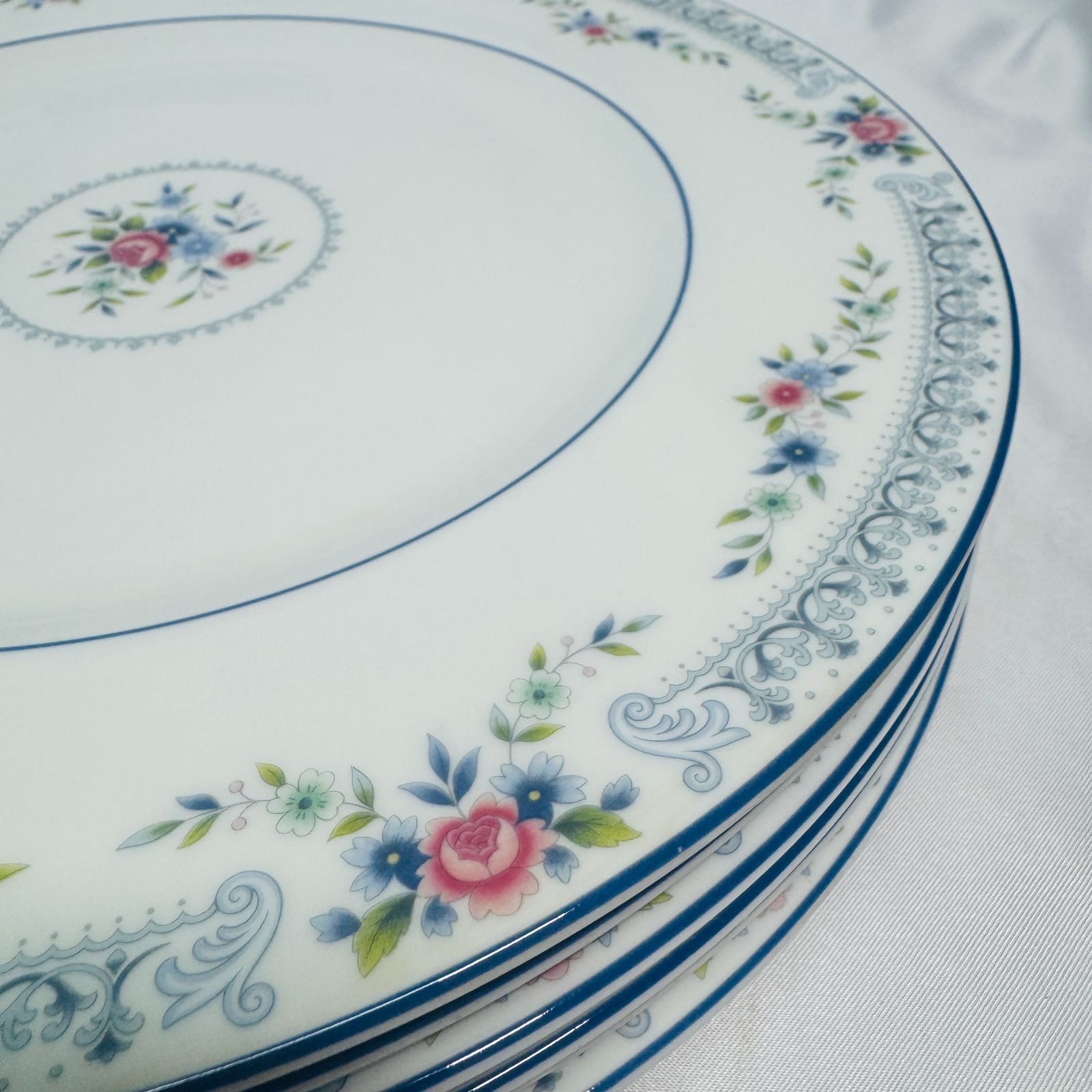 S【黒壺】WEDGWOOD ウェッジウッド ROSEDALE ローズデール プレート