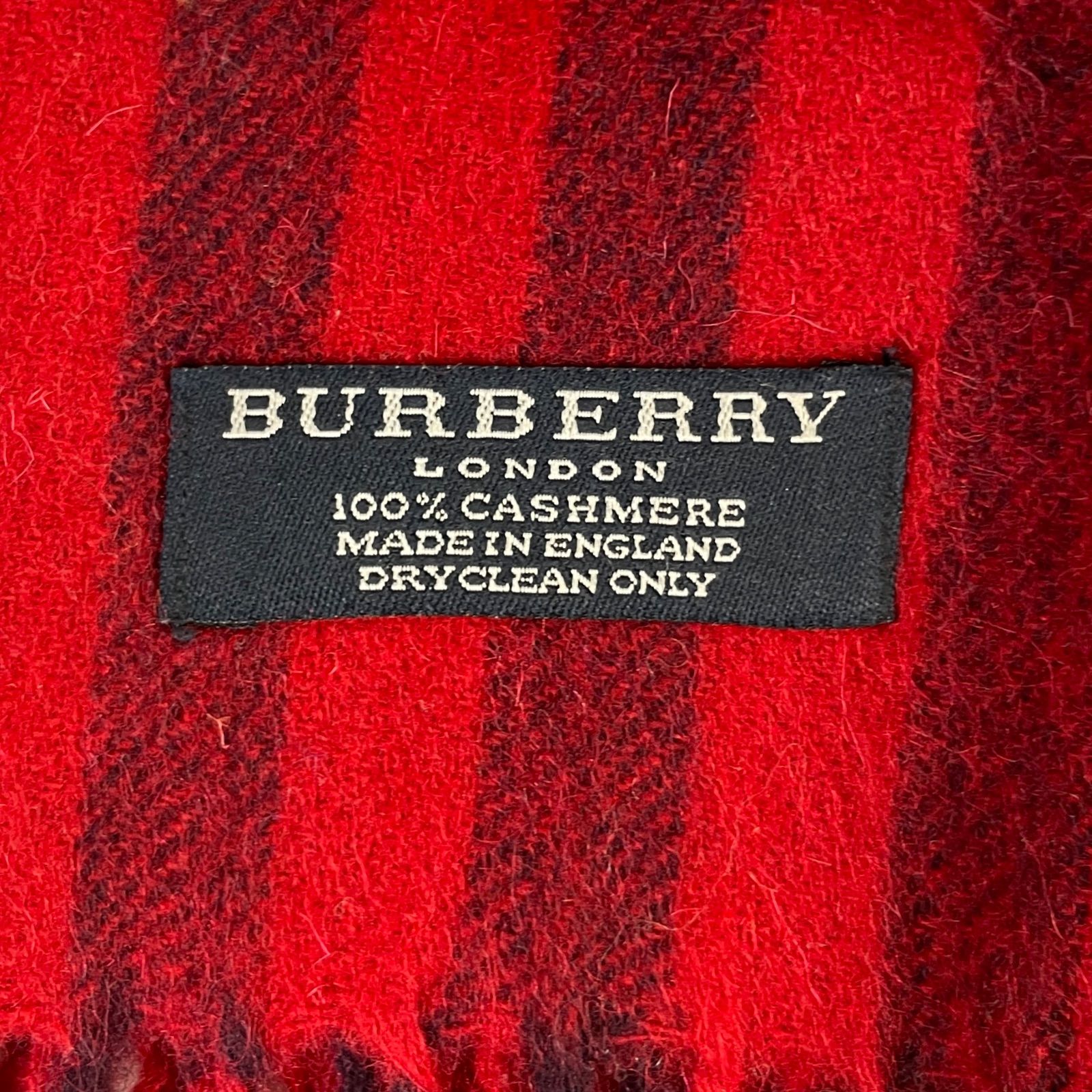 t2031 バーバリーロンドン マフラー チェック カシミア100