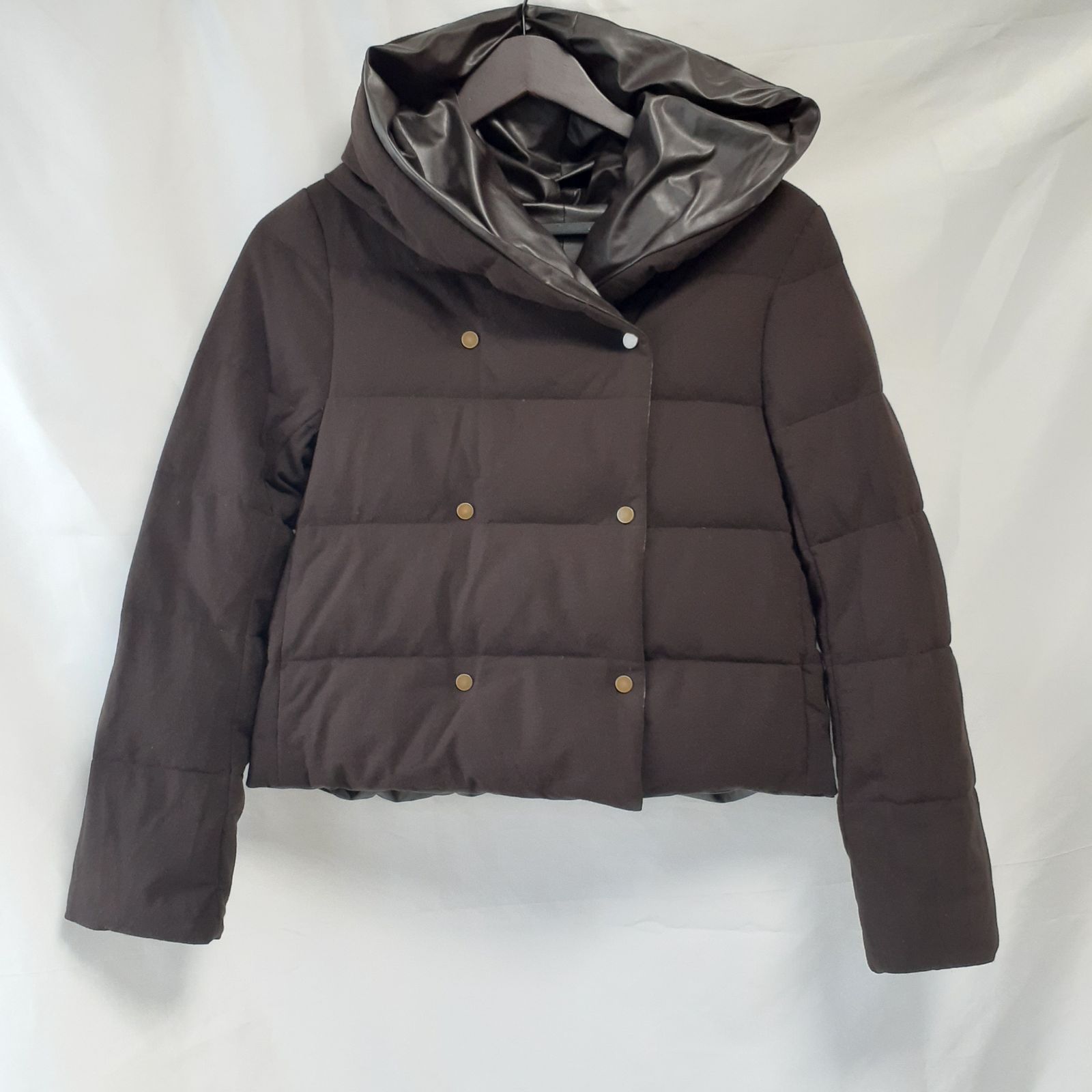 Epoca エポカ La maglia リバーシブルショートタウン ダークブラウン