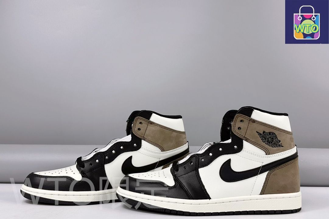 a*.様 NIKEエアジョーダン1 ハイOG セイル/ダークモカ/ブラック エアジョーダン1 ハイOG セイル ダークモカブラック NIKE AIR JORDAN 1