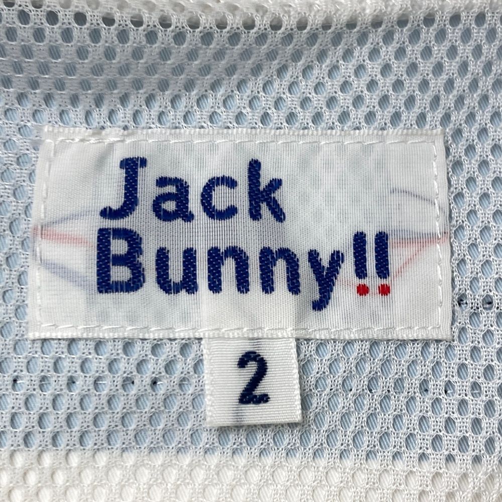 Jack Bunny!! ゴルフジャケット ネイビー/ホワイト　サイズ4 サイズ：4 JACK BUNNY ジャックバニー 2WAY蓄熱 スニードジャック