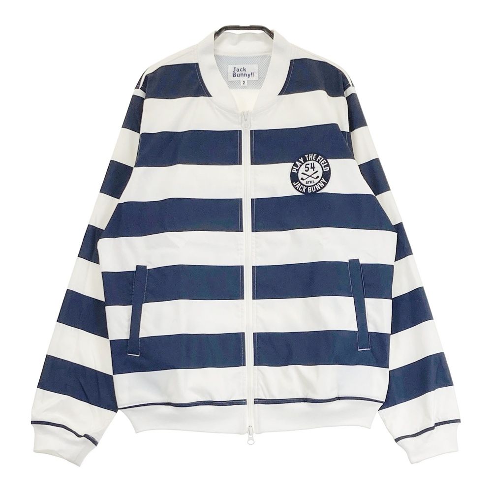 サイズ：2 JACK BUNNY ジャックバニー ジャケット ボーダー ホワイト系