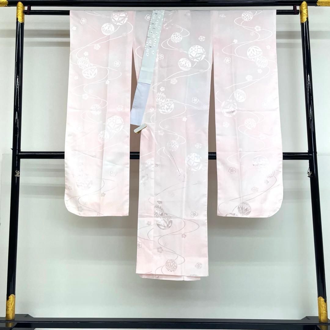 【着物と帯 時流】L25301◆正絹 振袖7点セット◆Sサイズ パープル 古典柄 着物と帯 時流】L25900t◇正絹 振袖7点◇必要な物全て揃うセット