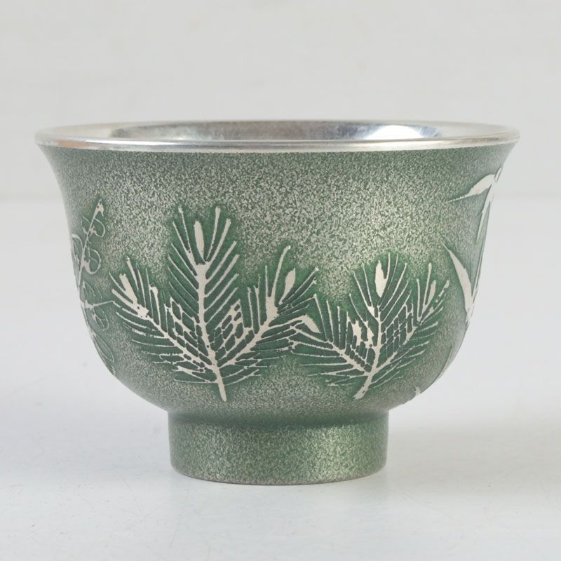 煎茶道具　本錫製　松竹梅文　急須　茶壷　約302g　時代箱付　M　R4172 煎茶道具 本錫製 松竹梅文 急須 茶壷 約302g 時代箱付 M R4172 煎茶