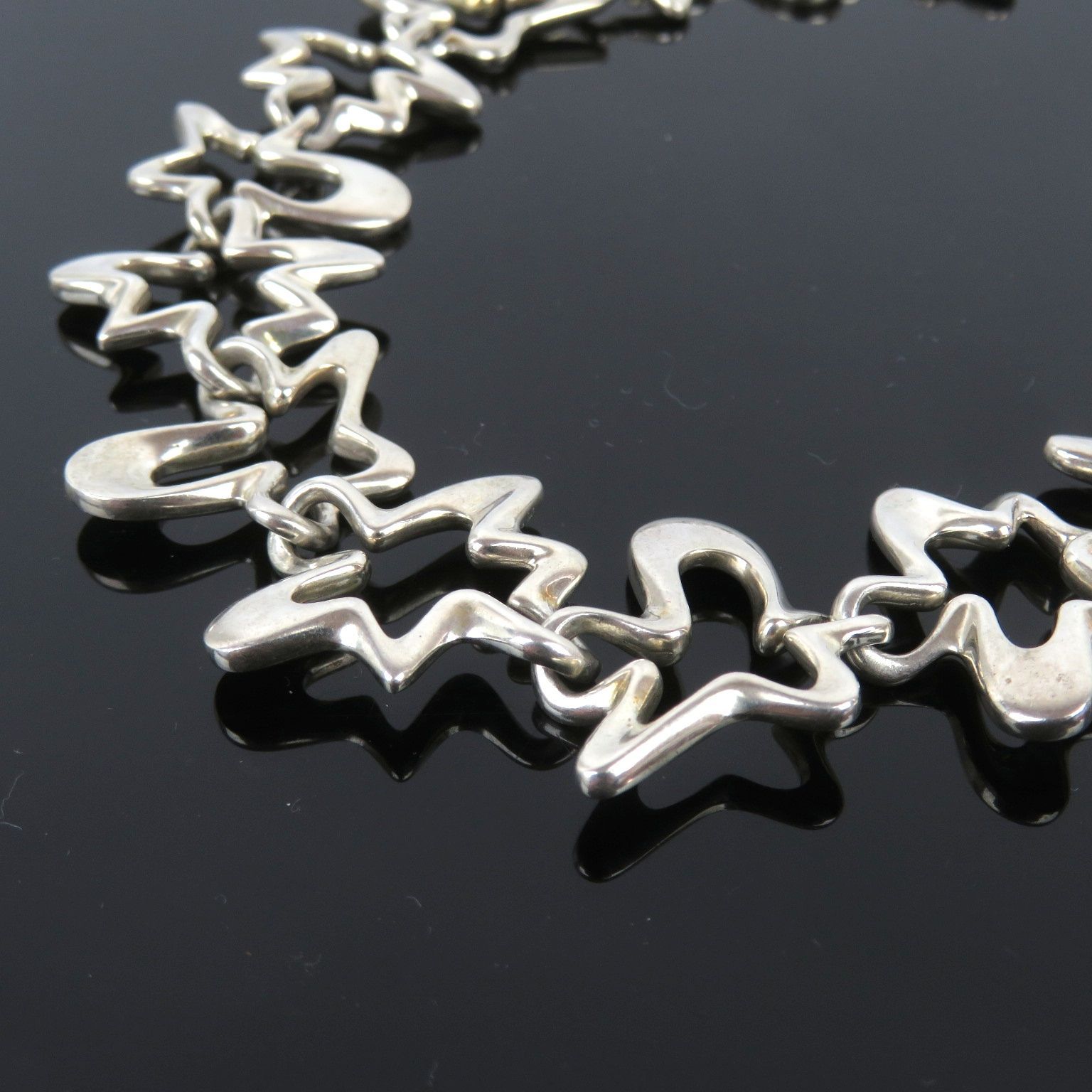 ジョージジェンセン　シルバー925　銀製　星　スター　ネックレス 北欧デンマーク2001'sGeorg Jensenジョージジェンセンスターリング