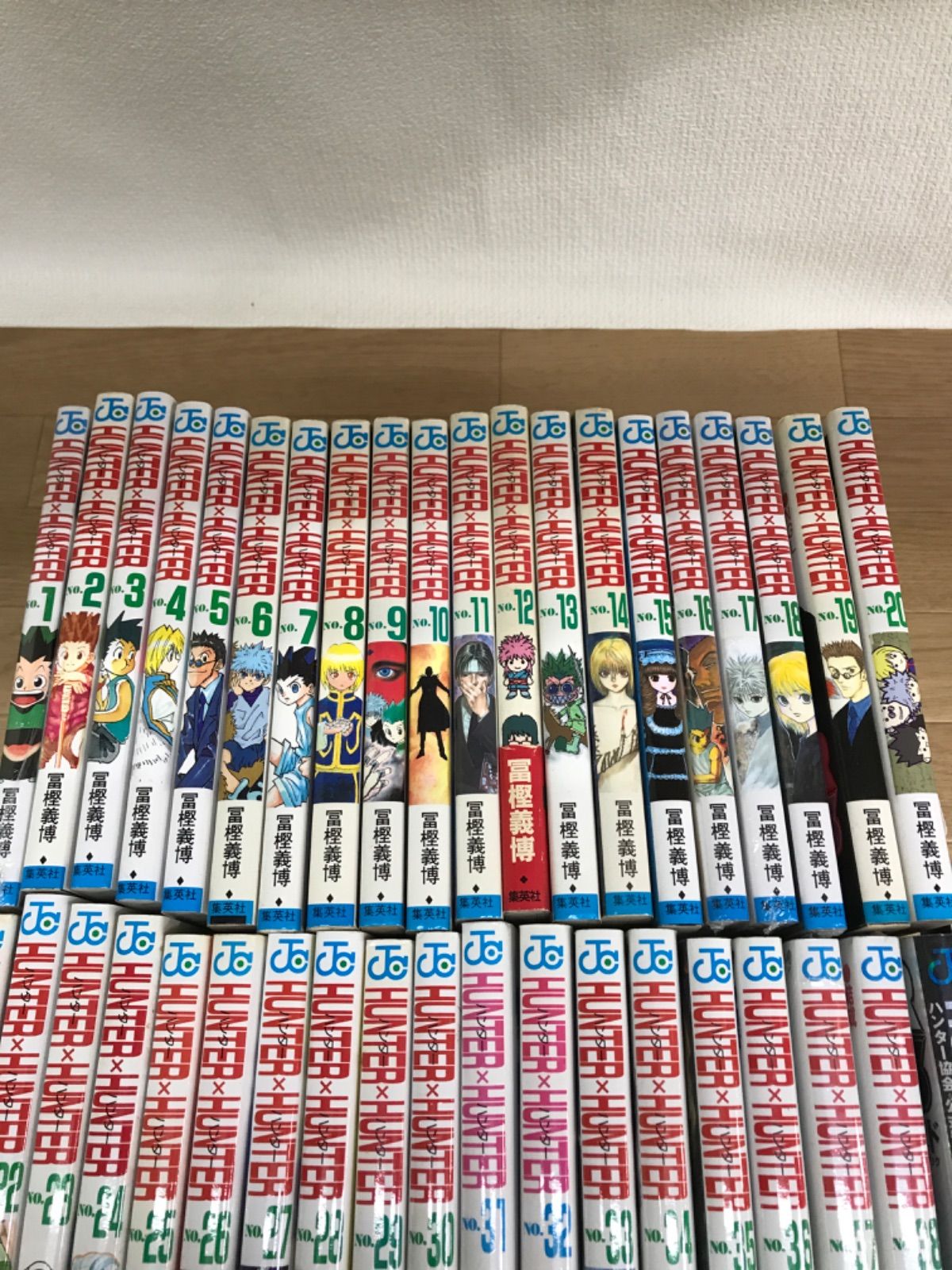 ☆【未開封5冊】ハンターハンター HUNTER×HUNTER 1~38巻 全巻セット+