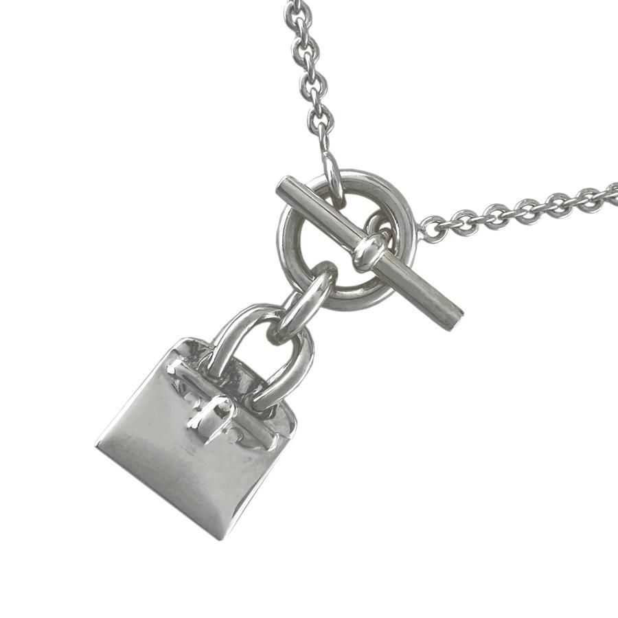 HERMES エルメス ネックレス バーキン アミュレット SV 925 チェーン