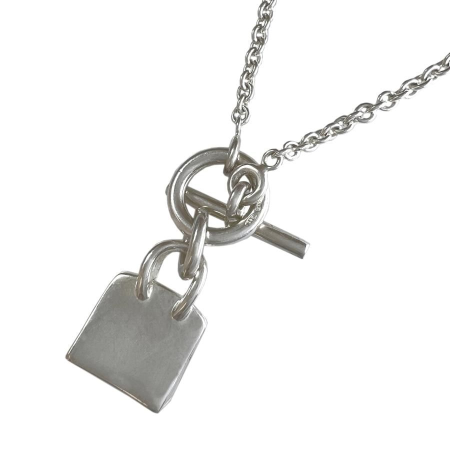 HERMES エルメス ネックレス バーキン アミュレット SV 925 チェーン