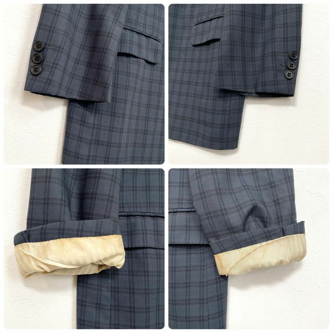 バレンシアガ テーラードジャケット ヴィンテージ チェック ブレザー