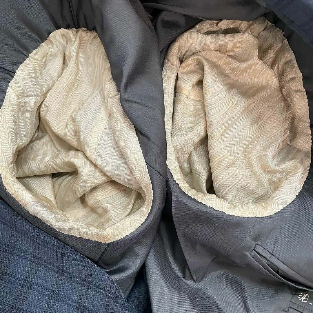 バレンシアガ テーラードジャケット ヴィンテージ チェック ブレザー