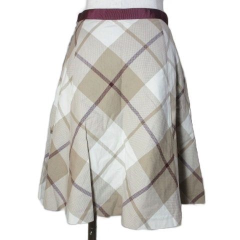 BURBERRY BLUE LABEL ひざ丈フレアスカート バーバリーブルーレーベル BURBERRY BLUE LABEL フレアスカート