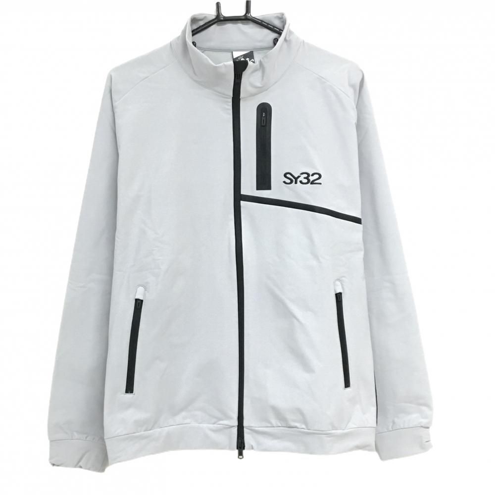 新品】SY32 ジャケット グレー×黒 裏起毛 撥水 保温 ストーム 新品】SY32 ジャケット グレー×黒 裏起毛 撥水 保温 ストーム