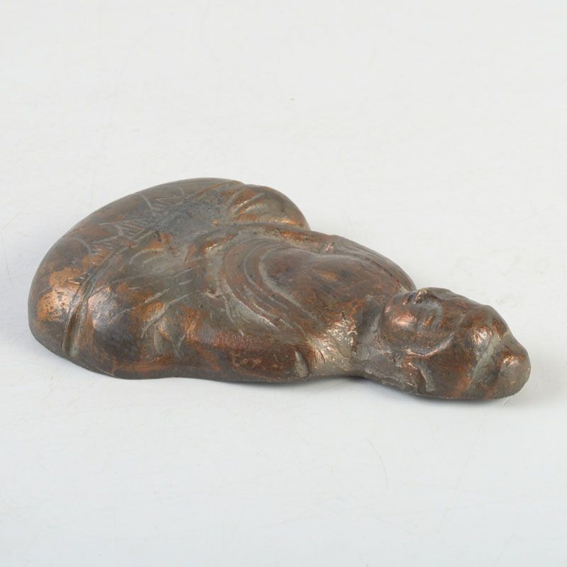 仏教美術 古銅塗金 チベット仏 仏像 掛仏 C S341 - メルカリ