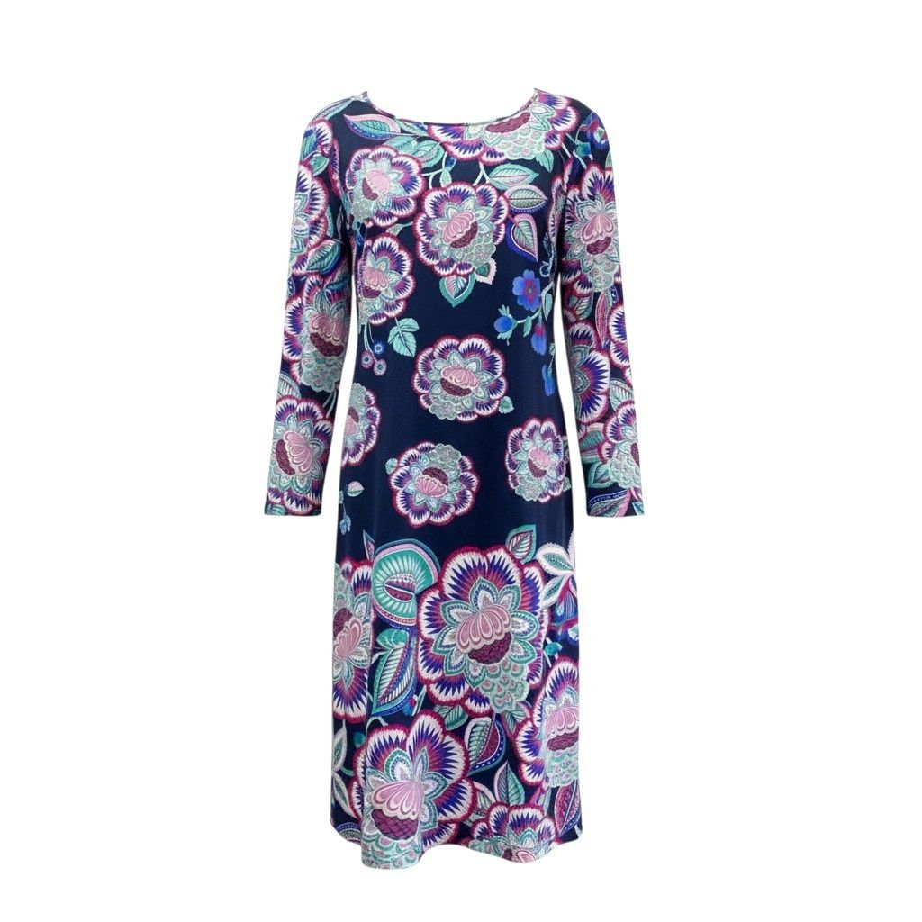 3K18 LEONARD PARIS レオナール インポートライン ロングワンピース