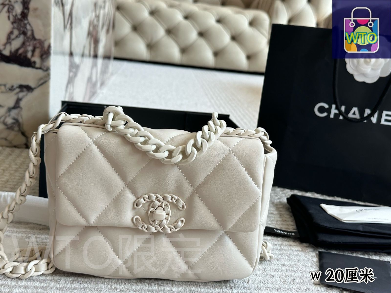 CHANEL 19バッグ スモールサイズ - 20×12cm マルチウェイ仕様 [本日