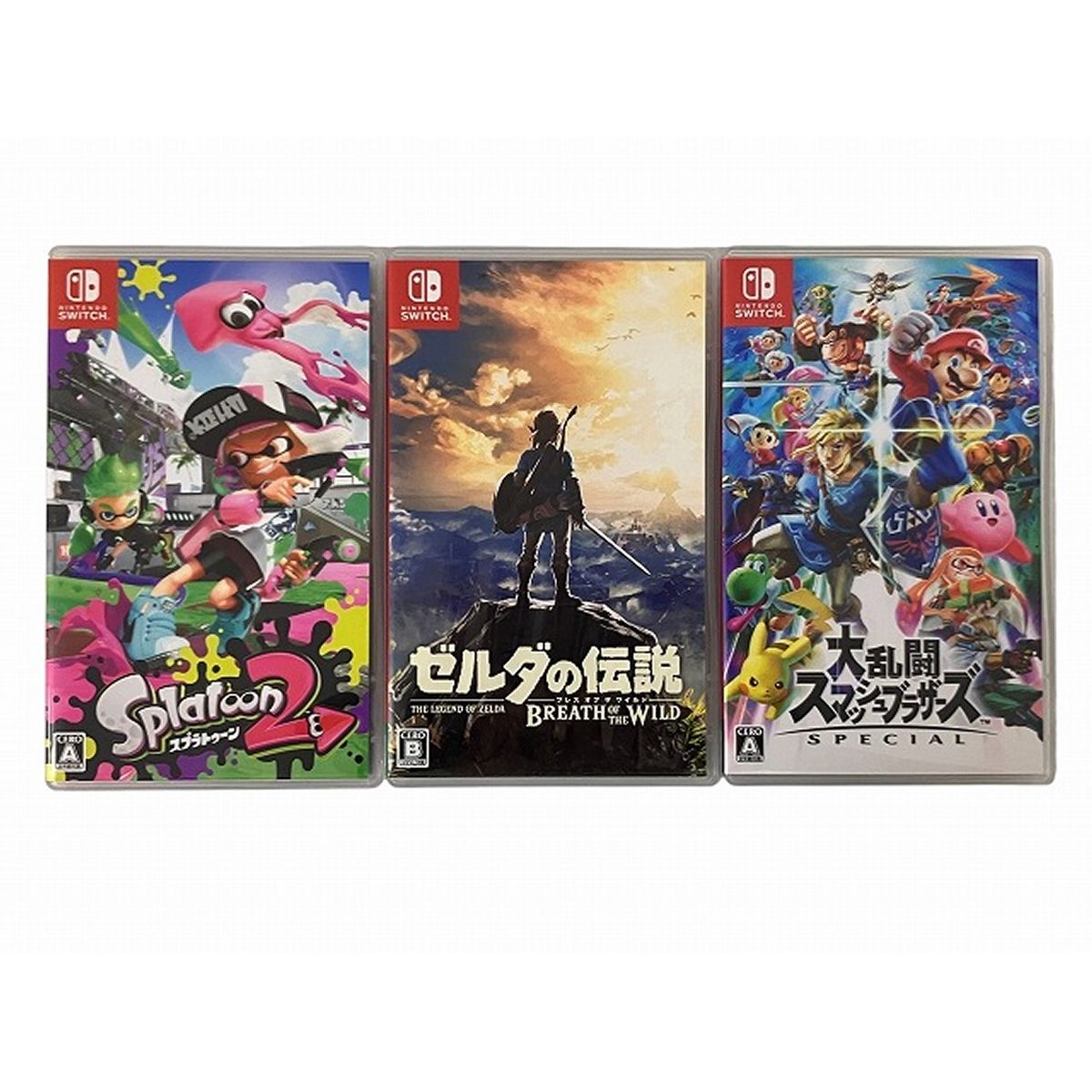 Nintendo Switch ソフト スプラトゥーン2 大乱闘スマッシュブラザーズ