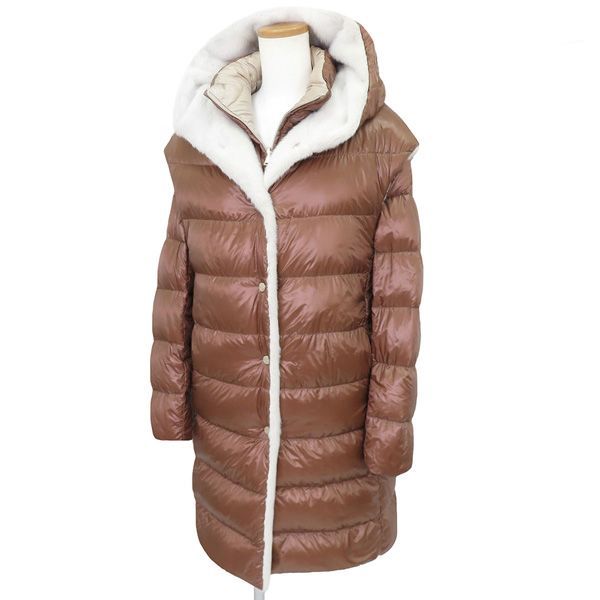 タグ付未使用 サイズ40】HERNO ヘルノ レイヤード リバーシブル ダウン