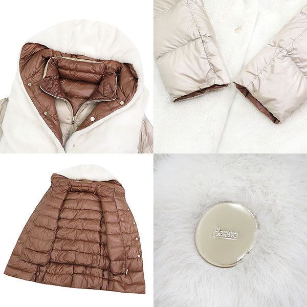 タグ付未使用 サイズ40】HERNO ヘルノ レイヤード リバーシブル ダウン