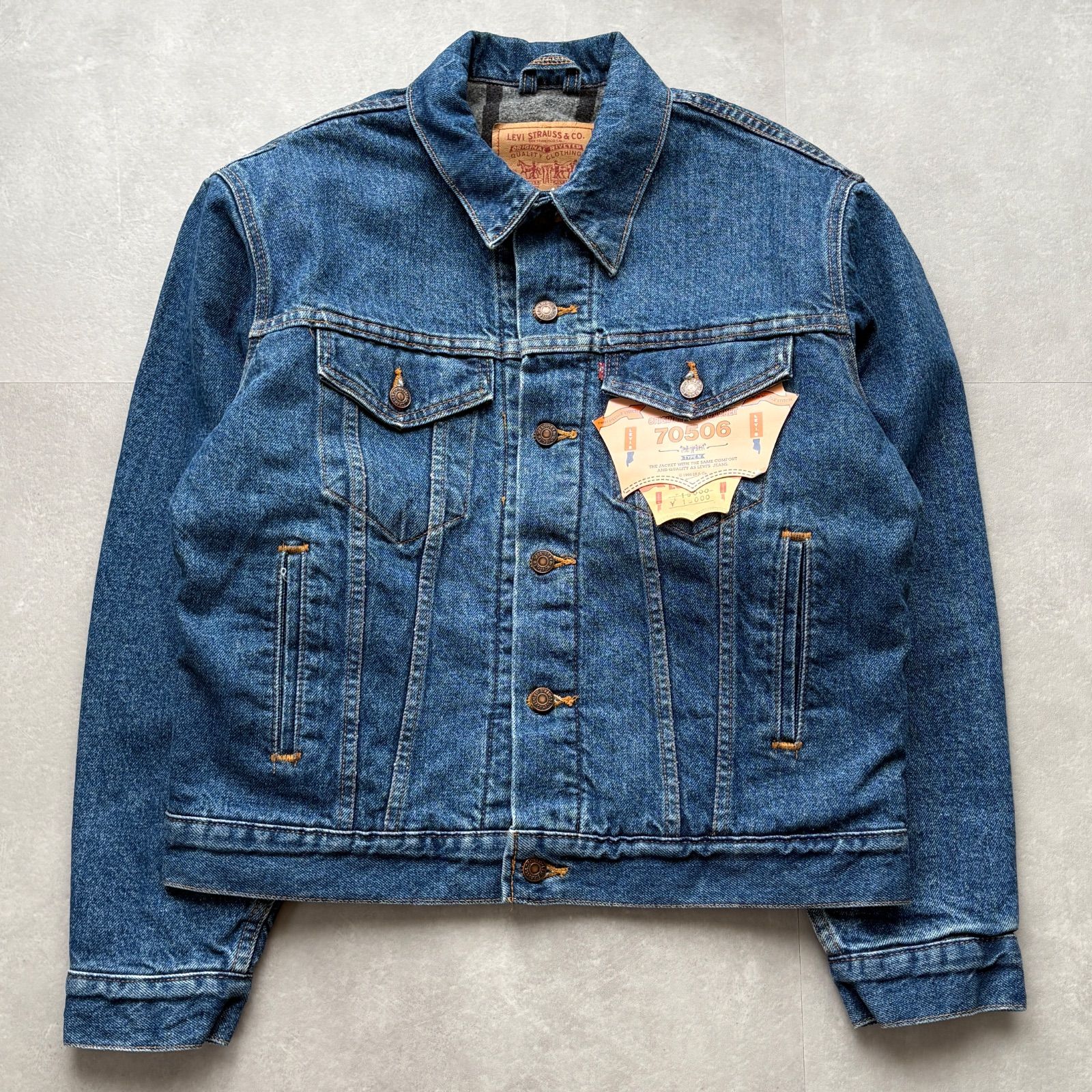 LEVI'S デニムジャケット 70506-0316 サイズ40 リーバイス LEVIS 70506-0316 USA製 デニムジャケット フラッシャー