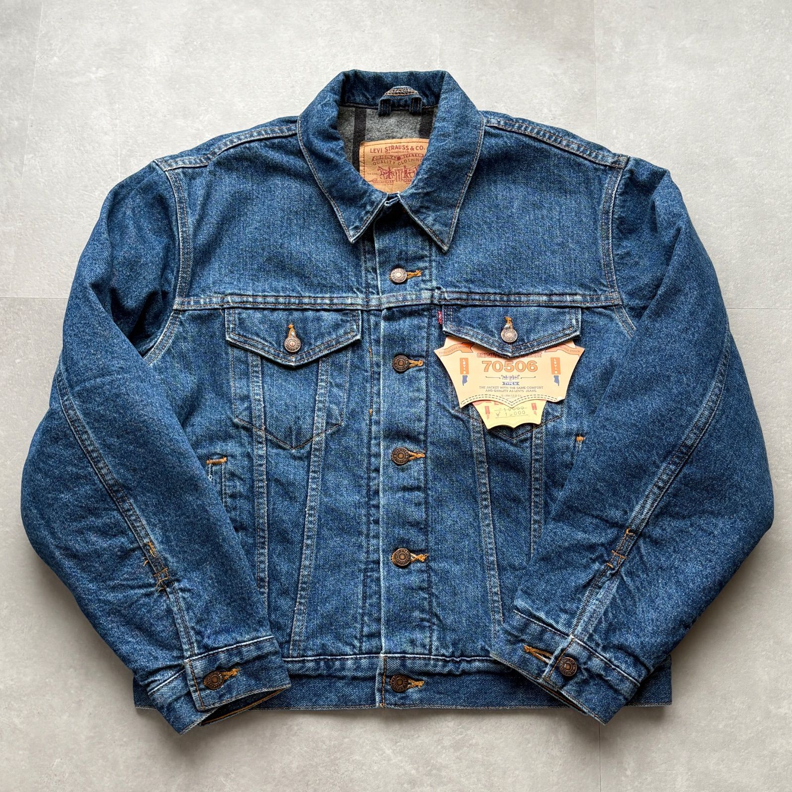 リーバイス LEVIS 70506-0316 USA製 デニムジャケット フラッシャー