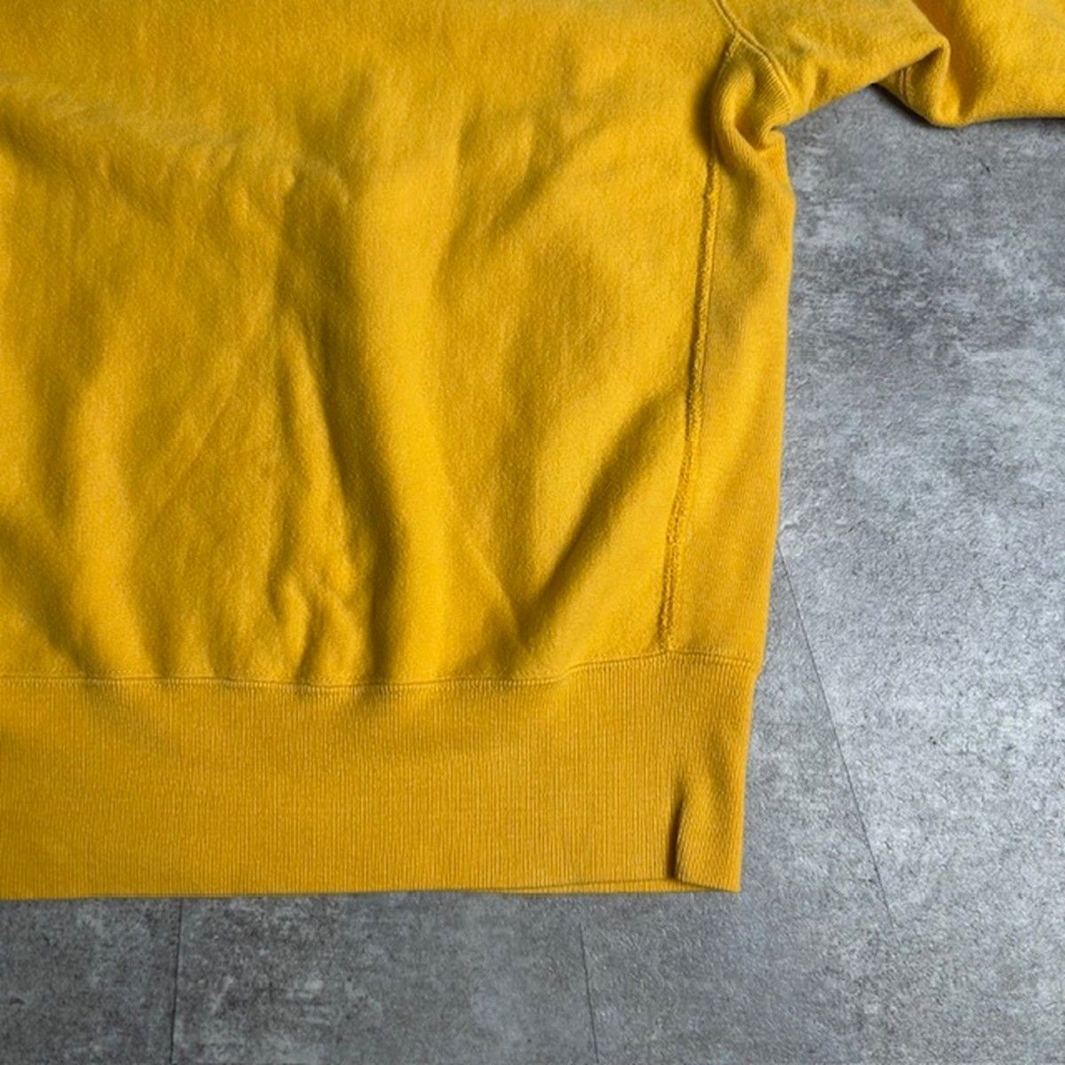 Champion チャンピオン イエロー コットン アメリカ製 USA製 リバース