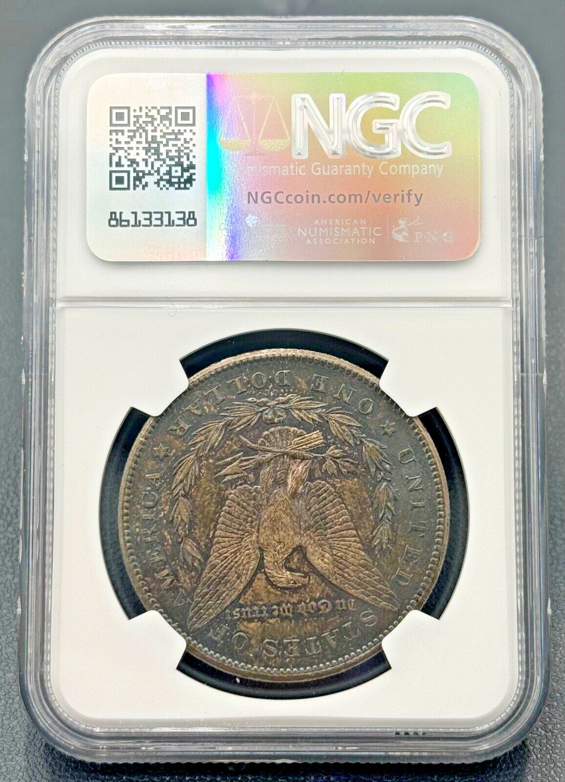 1878 CC モルガン シルバー ダラー NGC AU 58 セミキーデートコイン