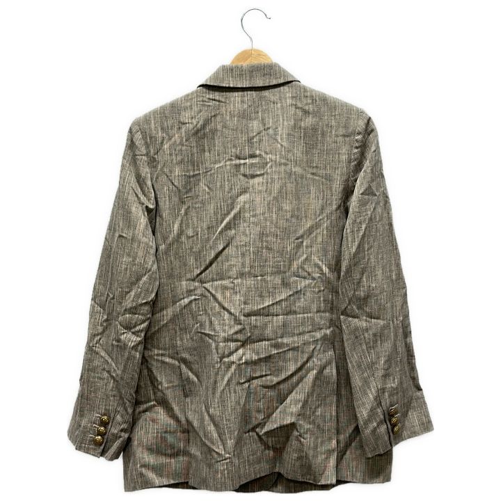 IENA ③ maison コットンリネンドビージャケット レディース グレー