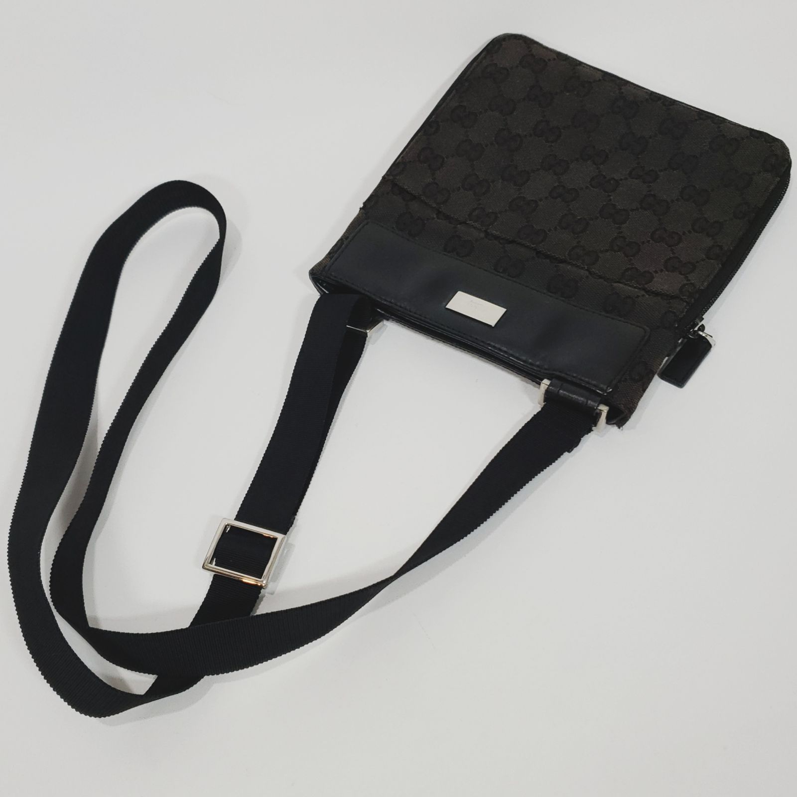 美品 GUCCI グッチ GGキャンバス ショルダーバッグ バッグ キャンバス 