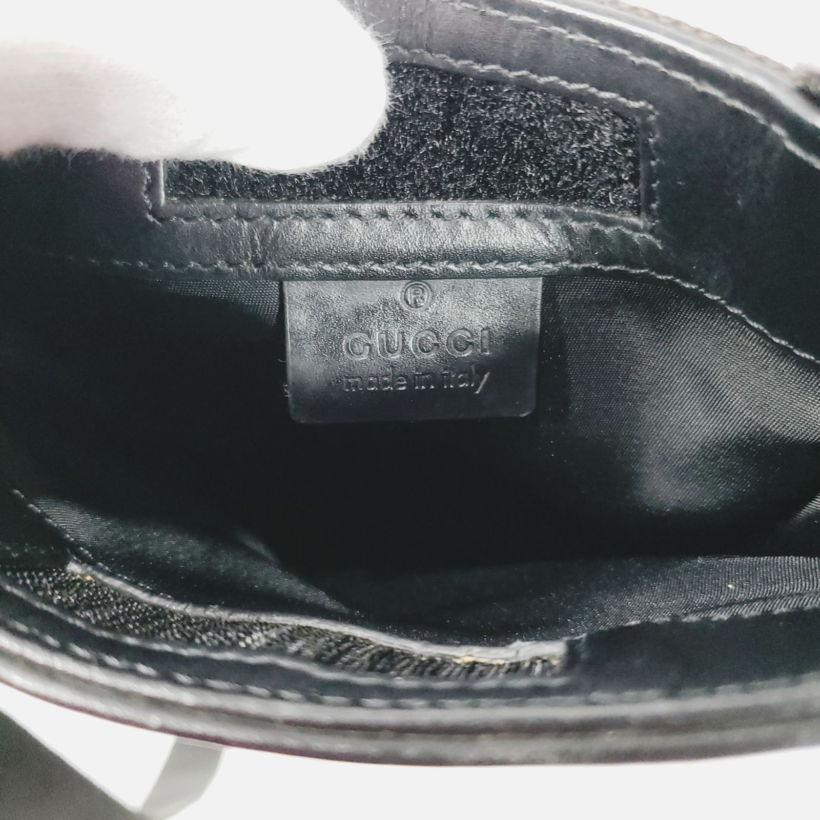 美品【GUCCI】グッチ GGキャンバス ショルダーバッグ クロスボディ 