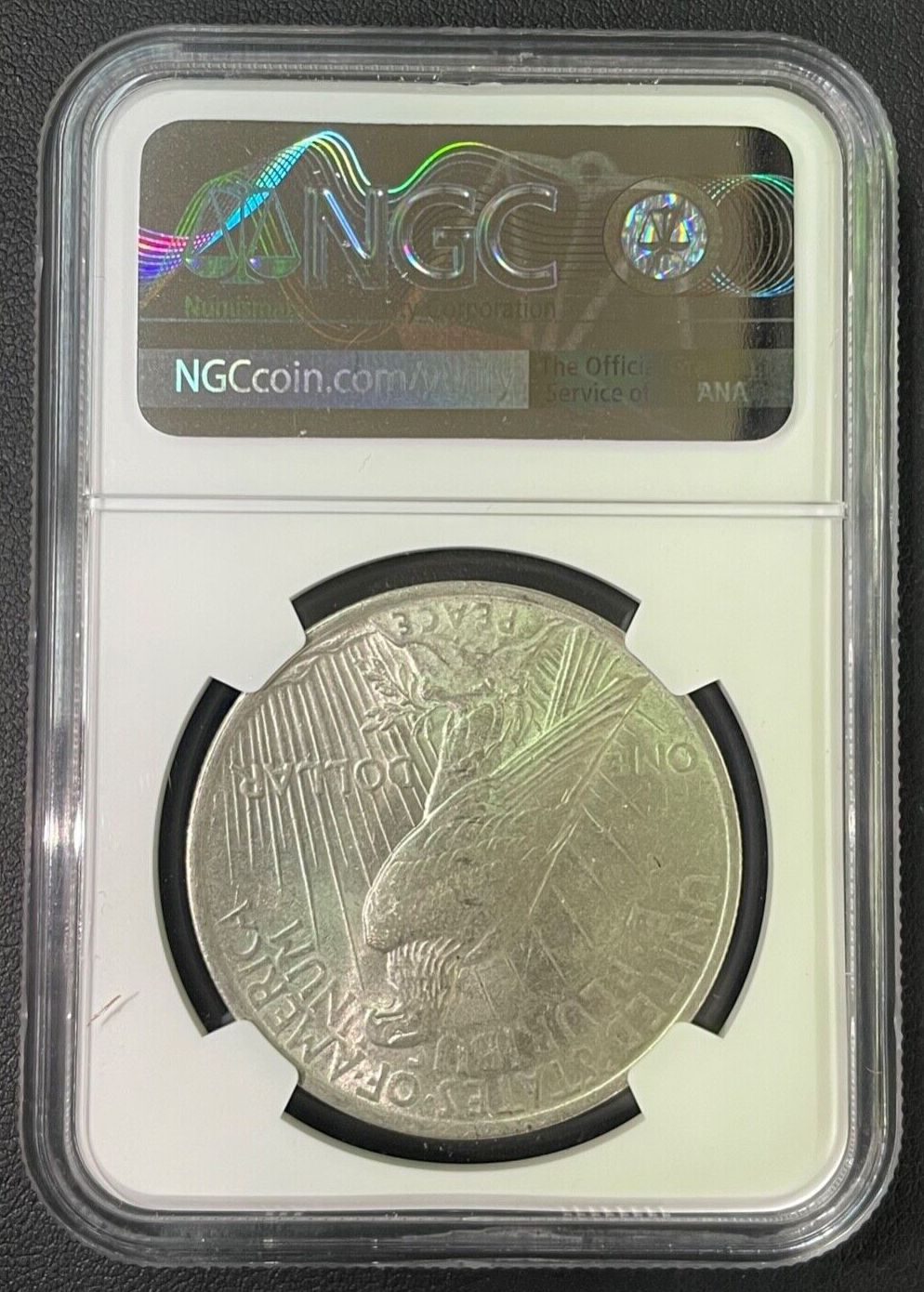 pn431 エラー銀貨 1922年-.ピースダラー doubled-dieエラー pn431