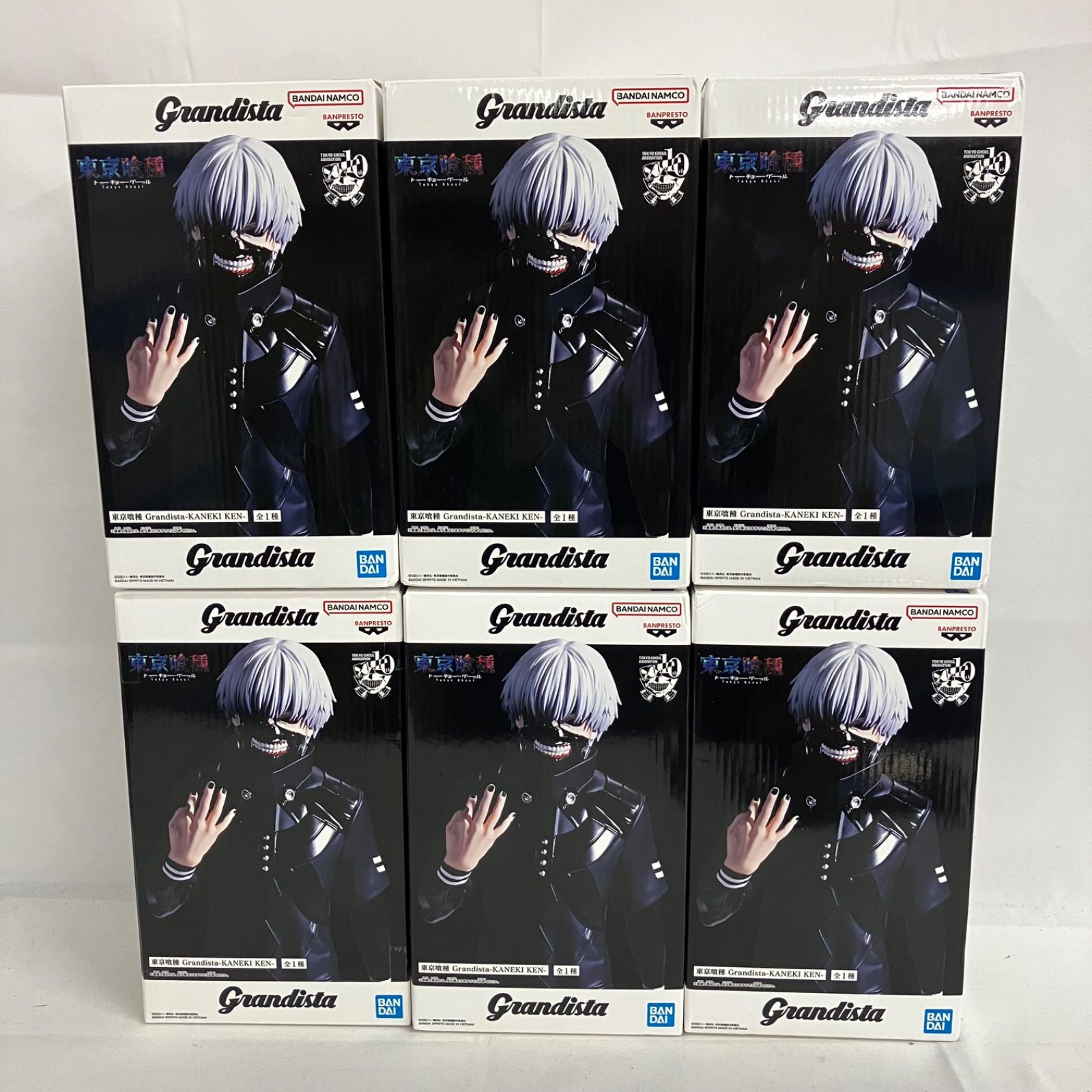 Grandista 東京喰種 金木研 フィギュア 6体セット 未開封 東京喰種 Grandista 金木研 フィギュア 6個セット SFJ347 c101