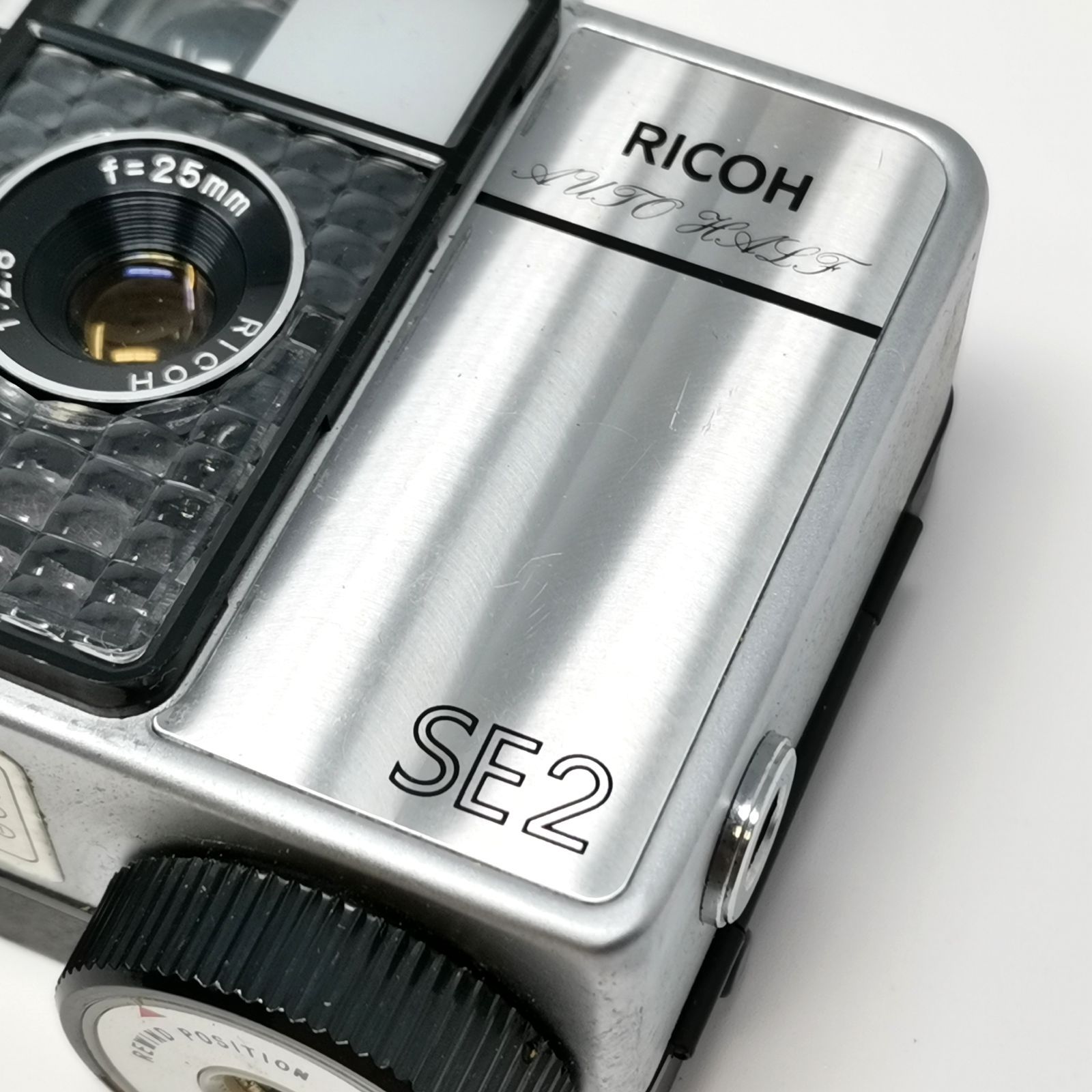 RICOH AUTO HALF SE2 フィルムカメラ シルバー フィルムないため動作
