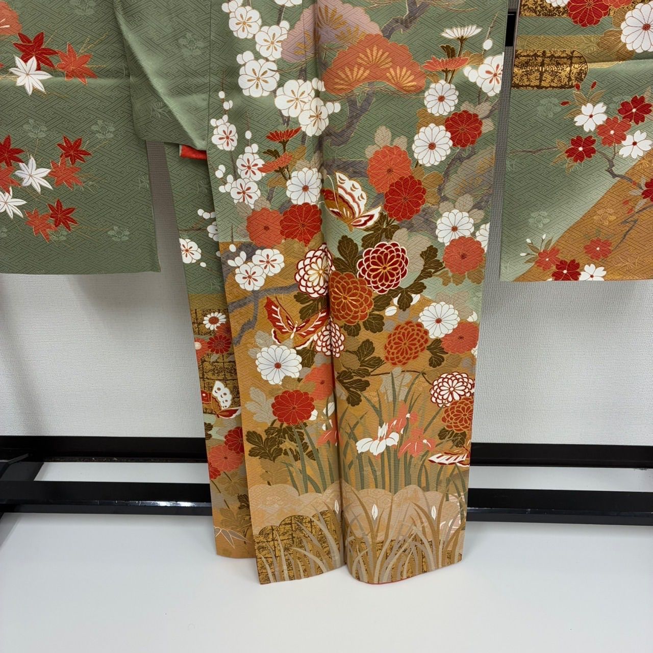 振袖 金駒刺繍 華やかな染め 豪華金彩 正絹 着物 MK-1268 - メルカリ