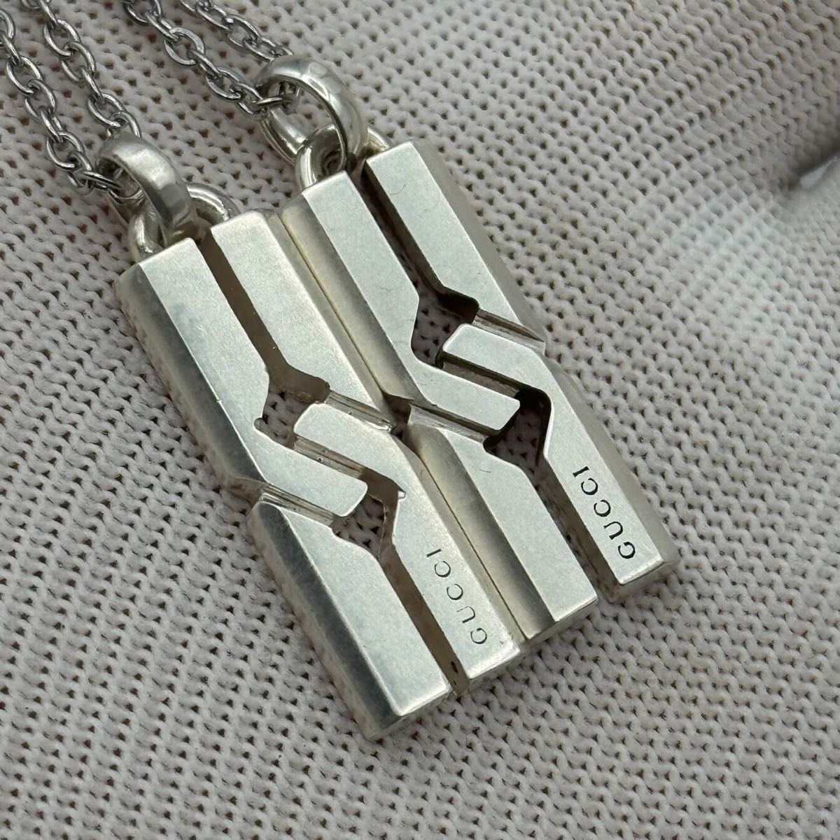 GUCCI ノットインフィニティ シルバー925 ネックレス 2点セット