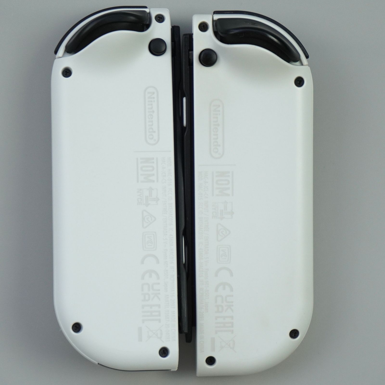 Nintendo switch ジョイコン ホワイト m216 - メルカリ