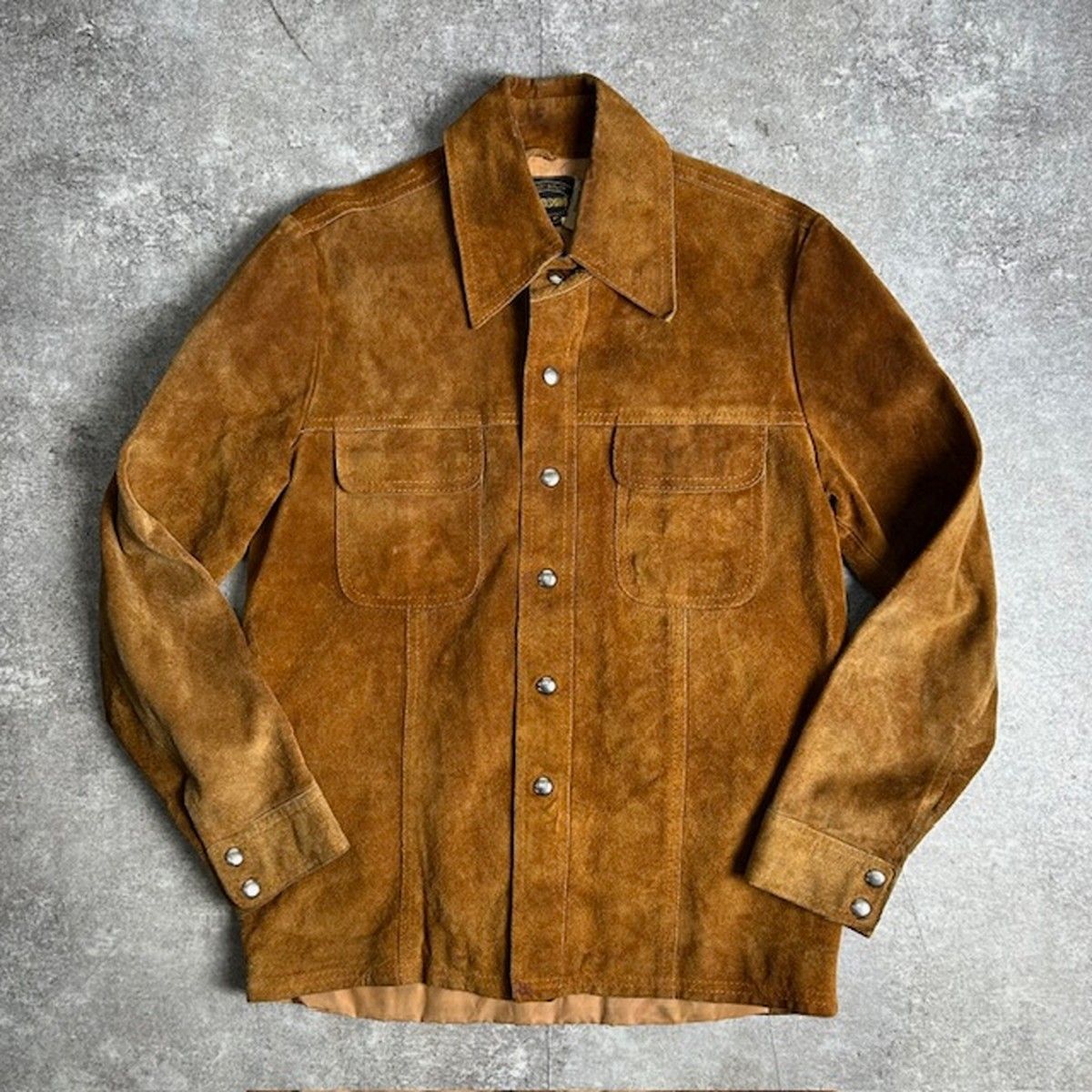 70年代？　ロードマン　スウェード　レザージャケット　XS ビンテージ 70年代？ロードマンスウェードレザージャケットXS ビンテージSDBH 13th
