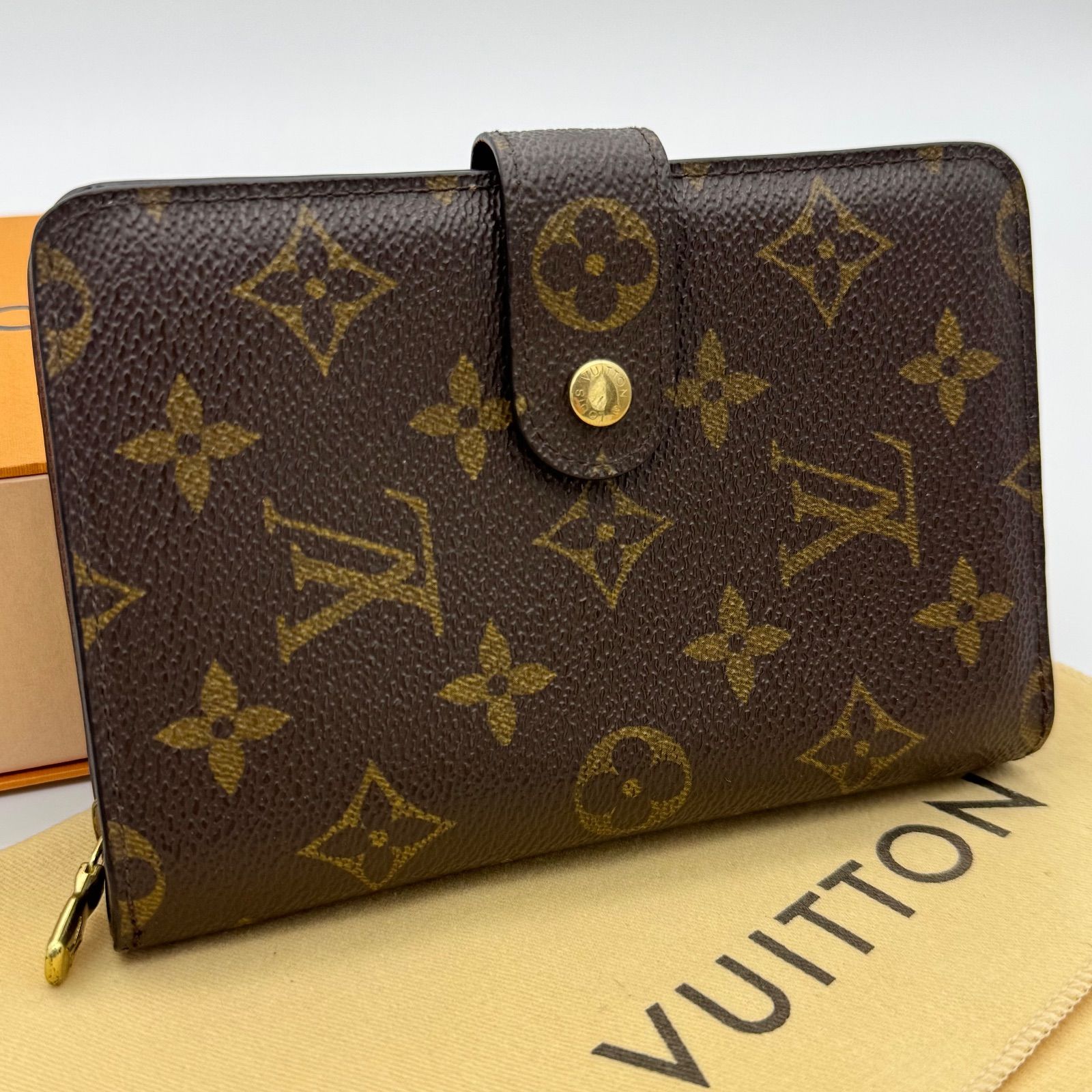 ルイヴィトン LOUIS VUITTON 折財布 ポルトパピエジップ モノグラム