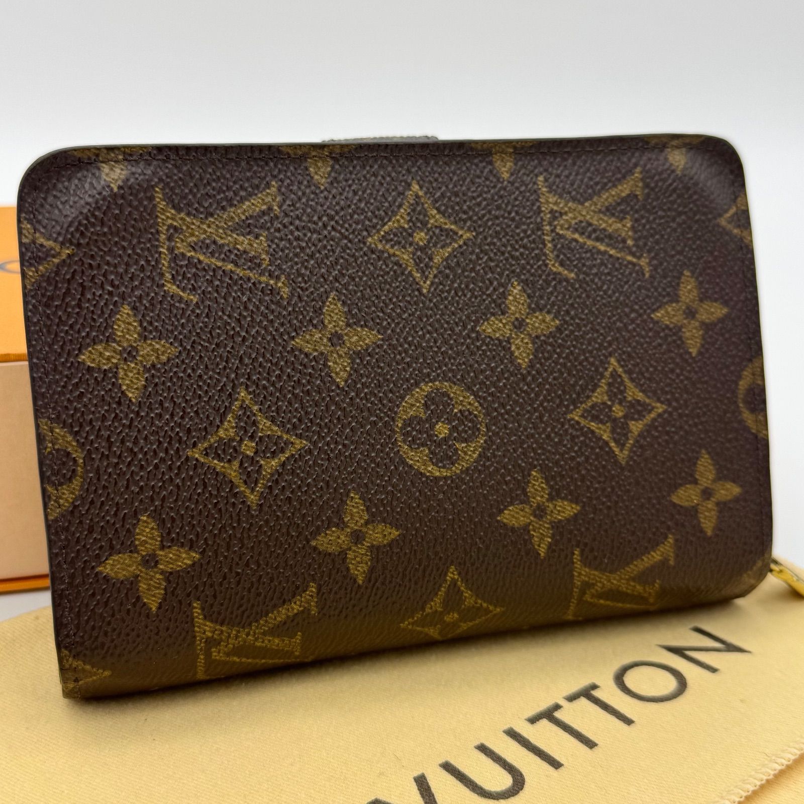 ルイヴィトン LOUIS VUITTON 折財布 ポルトパピエジップ モノグラム