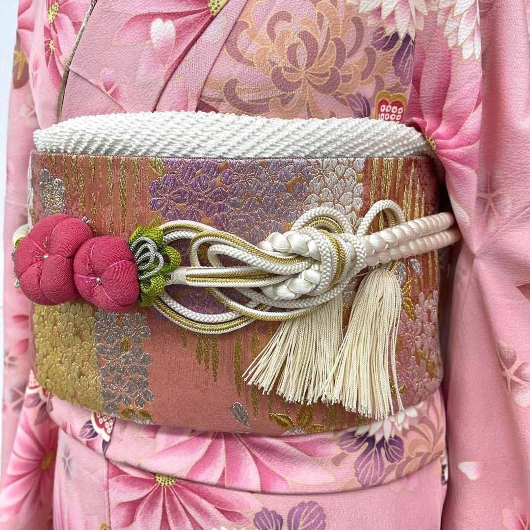 着物と帯 時流】L25897t◇正絹 振袖7点◇必要な物全て揃うセット