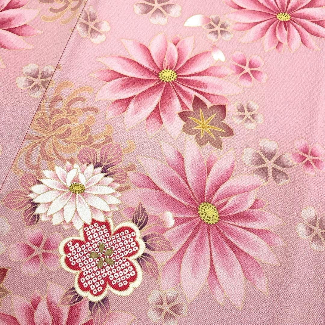 【着物と帯 時流】25576s◆正絹 振袖7点セット◆必要な物は全て揃っています 着物と帯 時流】25576s◇正絹 振袖7点セット◇必要な物は