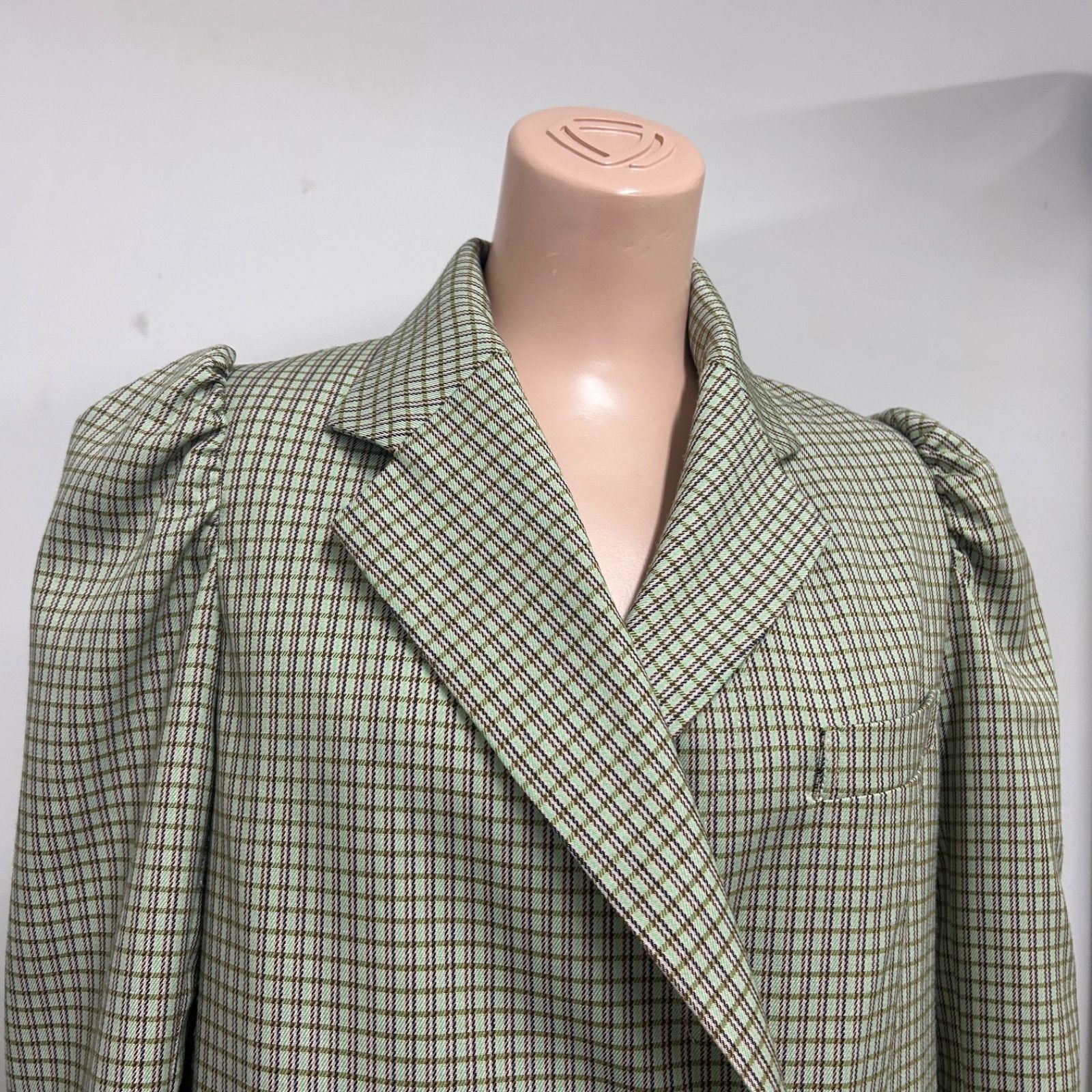 美品】 AMERI CHECK JACKET MINI DRESS ボトム付き size s 2way仕様