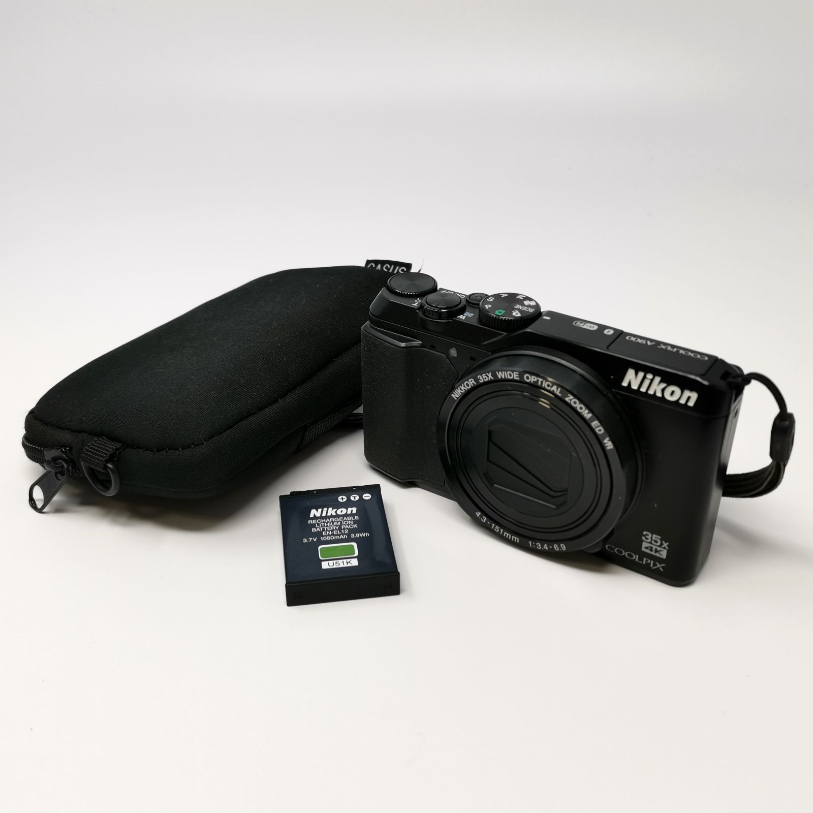 ニコン coolpix A 900 デジタルカメラ ブラック 充電器ないため動作未 デジカメ 管理番号