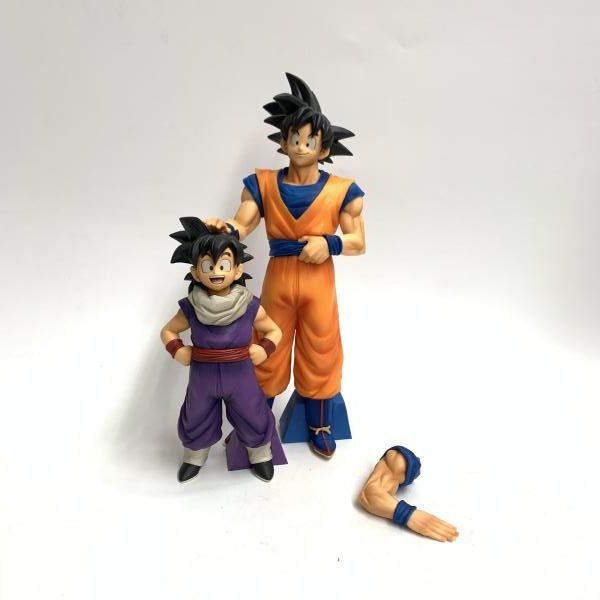 中古】現状品)ﾄﾞﾗｺﾞﾝﾎﾞｰﾙZ 造形駅伝 孫悟空&孫悟飯（少年）2体ｾｯﾄ[18